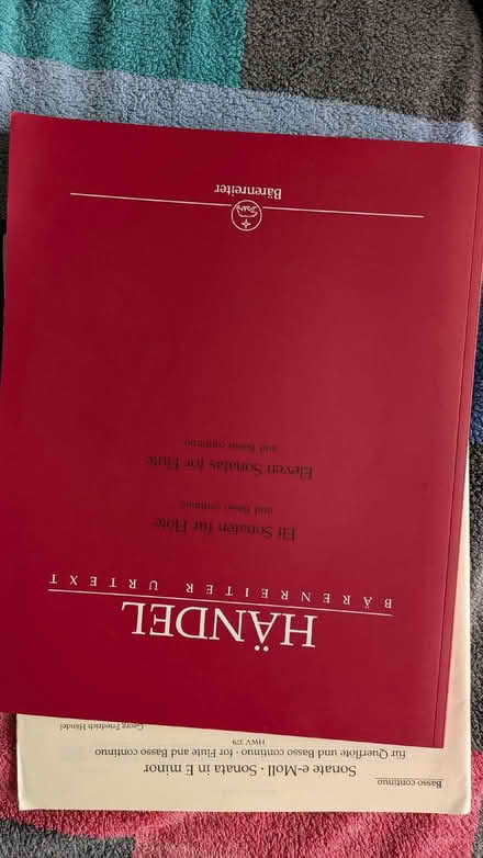 Photo of free Music score for flute (Littleover DE23) #1