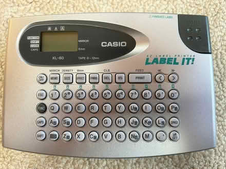 Photo of free Casio KL-60 Label Printer (Saratoga Mtns) #2