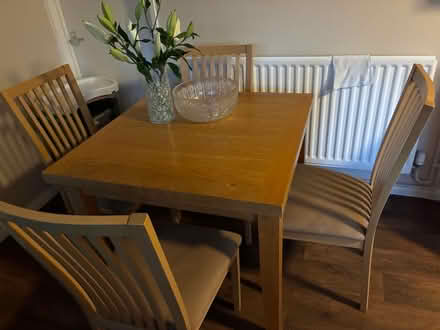 Photo of free Solid wood table & chairs (Chatham) #2