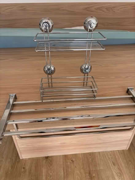 Photo of free Towel rail and shower caddy (Forest Hall NE12) #1