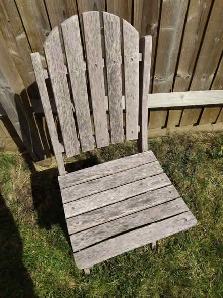Photo of free Two garden chairs in need of some TLC. (Burton Upon Trent DE15) #1