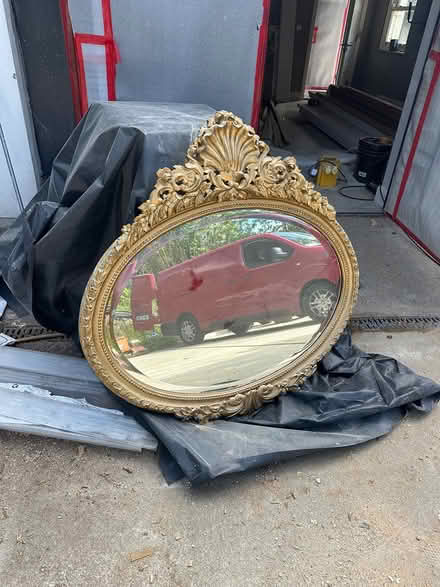 Photo of free Large Oval Mirror (Dunderrow) #1