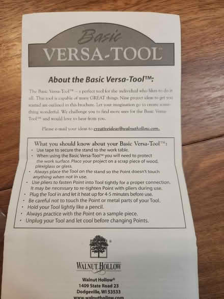 Photo of free Woodburning tool kit (King Farm) #2