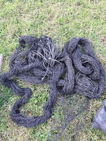Photo of free Fishing net, treated with tar (Wootton Fitzpaine) #1