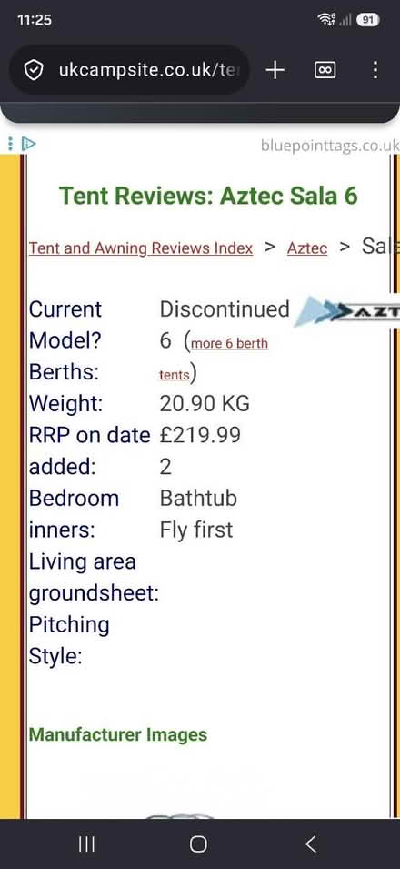 Photo of free Family size Tent (Tipton St John EX10) #2