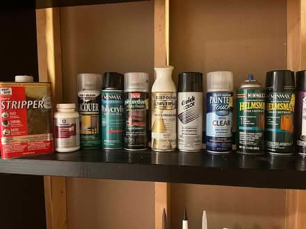 Photo of free misc polyurethane or paint sprays (northeast ann arbor) #1