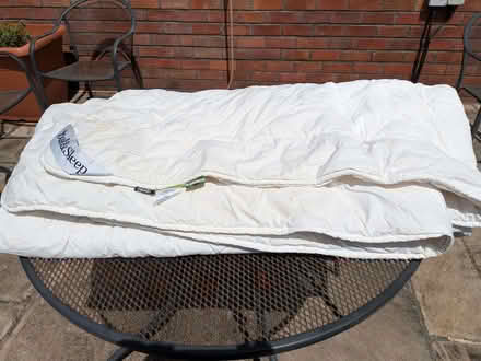 Photo of free Wool king sized duvet for recycling (Chippenham SN15) #1