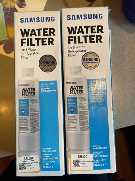 Photo of free water filter for Samsung Fridge (Coddington Rd) #1