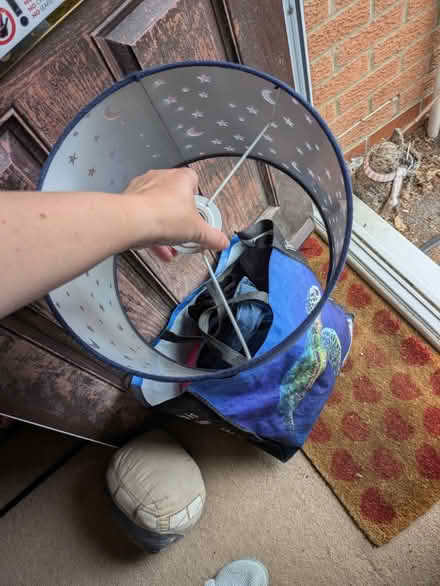 Photo of free Blue star lampshade (Tangmere) #2