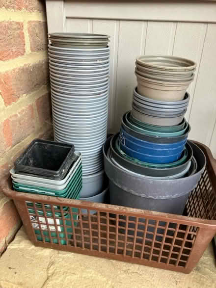 Photo of free Plastic plant pots (Hitchin SG4 7SN) #1