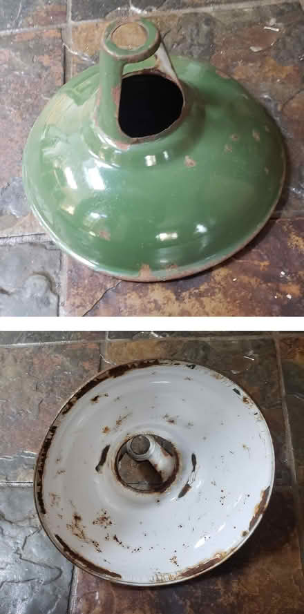 Photo of free Vintage iron/enamel lampshade (Ranelagh) #1