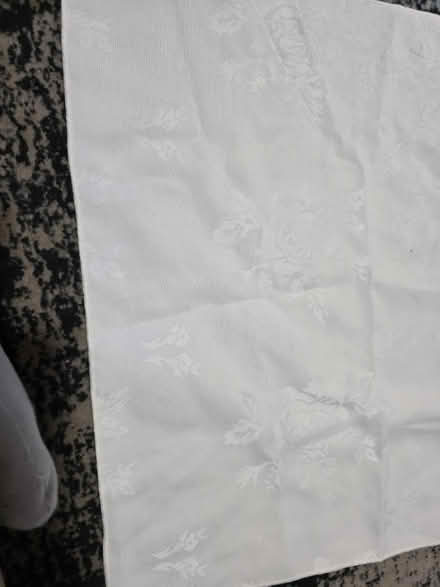 Photo of free Cream doily and white grippy socks (Near Downtown Ypsilanti) #2