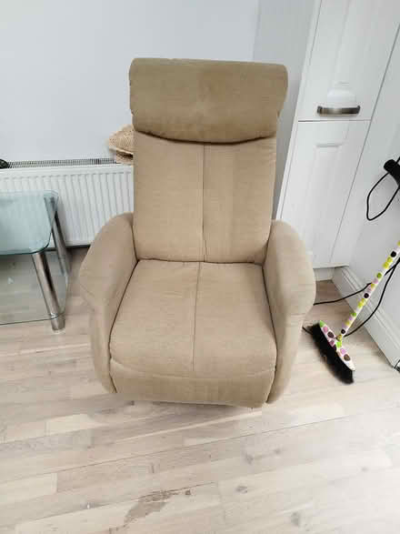 Photo of free Beige recliner armchair (Blackrock, Co. Dublin) #1