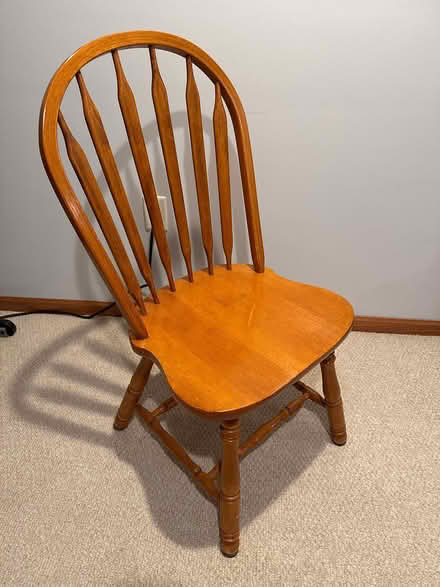 Photo of free Solid wood chair (Woodridge near Cypress Cove) #1