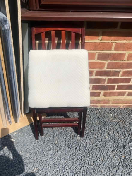 Photo of free Fold flat dining room chair (1) (N14 Oakwood Park) #1