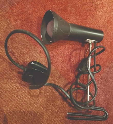 Photo of free Black table lamp with clamp (Ranelagh) #1