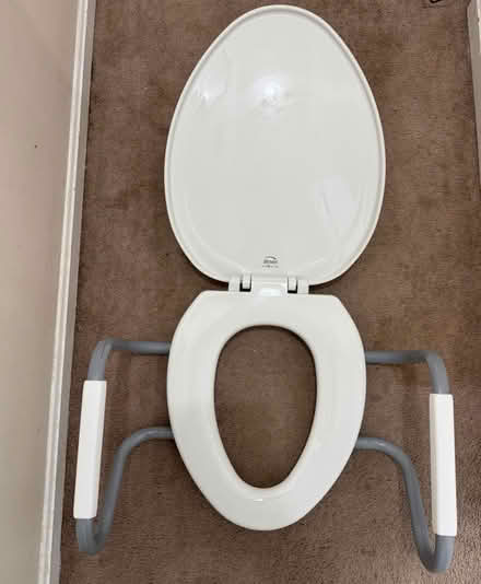 Photo of free Bemis elongated raised toilet seat (Gaithersburg) #2
