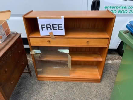 Photo of free Display cabinet with one drawer (West Molesey.) #1