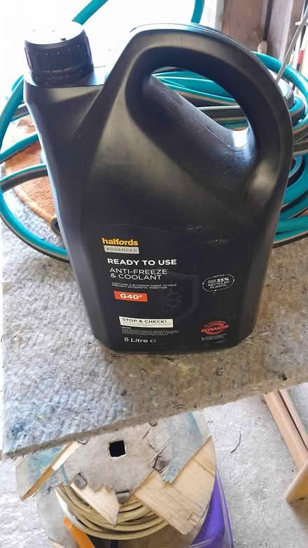 Photo of free Antifreeze/coolant, halfords 4 ltrs (Livingston EH54) #1