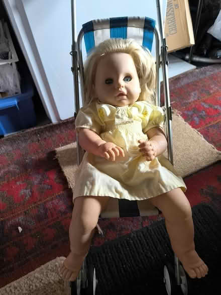 Photo of free Doll's pram, doll & pj 'case' (Inverurie AB51) #2