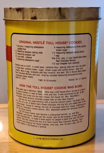 Photo of free Vintage Nesle metal tin (Davis/Teele Square area) #2