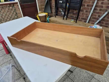 Photo of free Varnished wooden underbed storage (E4) #1