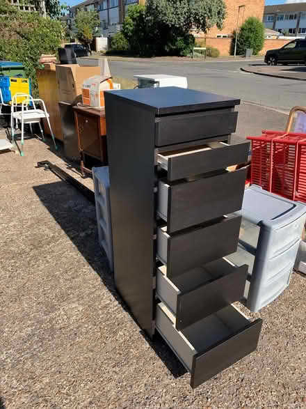 Photo of free Tall set of drawers (West Molesey.) #1