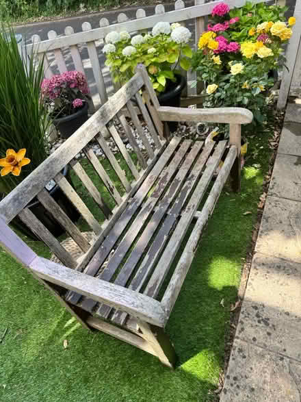 Photo of free Solid garden bench (Dawlish Devon EX7) #1