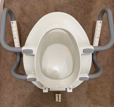 Photo of free Bemis elongated raised toilet seat (Gaithersburg) #3