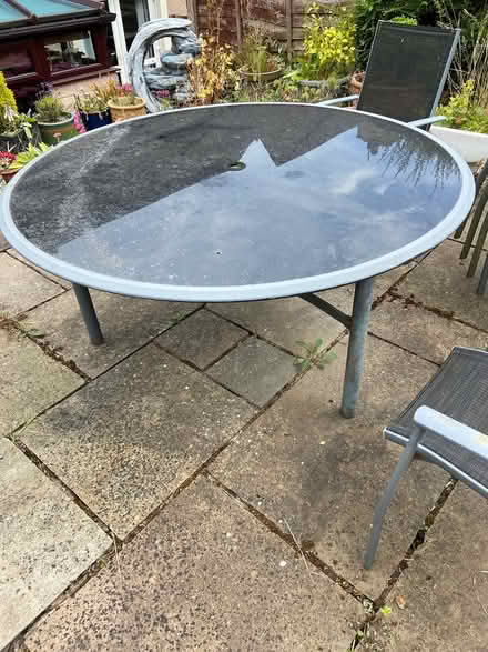 Photo of free Patio table and 6 chairs (Cromford DE4) #1