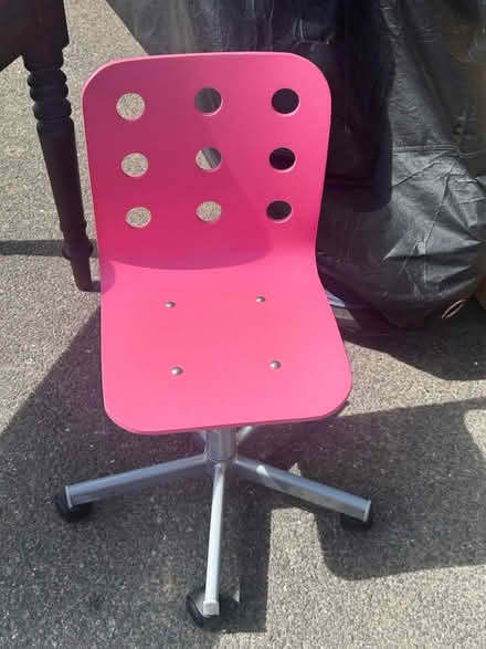 Photo of free Pink Ikea chair (Haywards Heath) #1