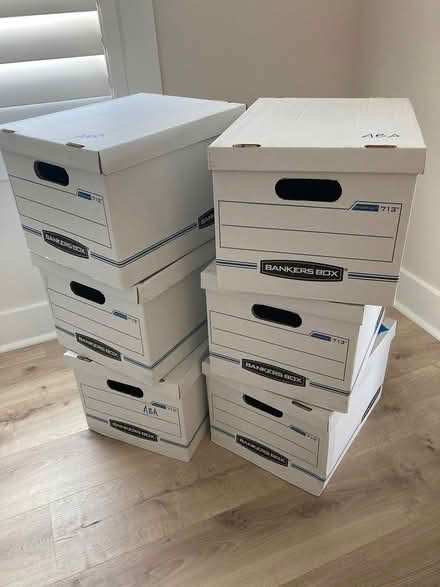 Photo of free Already assembled bankers boxes (OIB) #1
