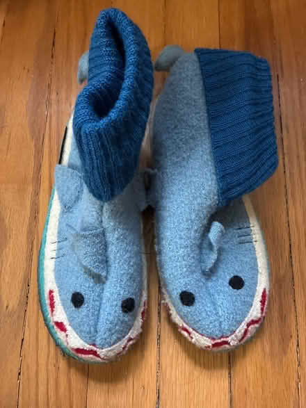 Photo of free Shark slippers (Rockville, Md) #1
