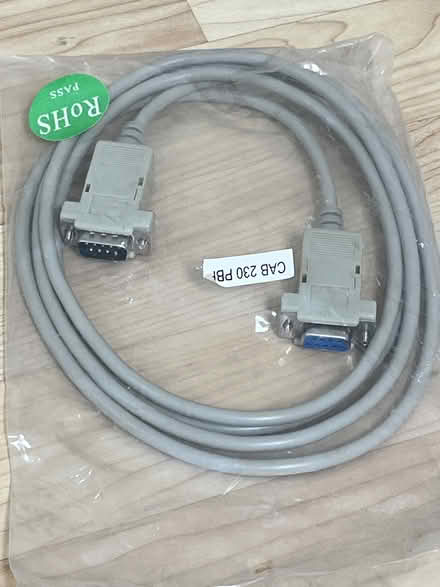 Photo of free DB-9 and 80-pin Computer Cables (Wolfe & Reed) #2