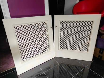 Photo of free Pair of fretwork cupboard doors (Bohemia TN37) #1