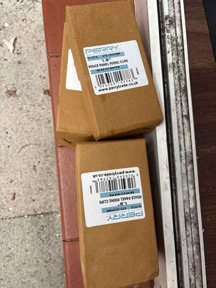 Photo of free 40 Fence panels fixing clips (M34 West Denton) #1