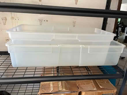 Photo of free Long plastic bins (Fernside) #1