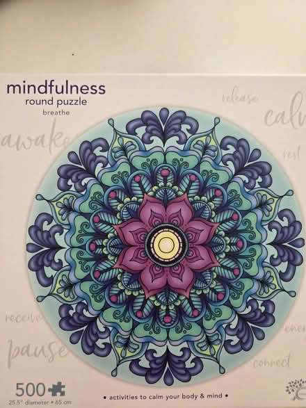 Photo of free Mindfulness round puzzle (Erin Mills) #1