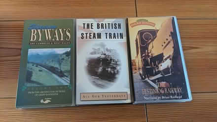Photo of free Steam train VHS tapes x 3 (Sedgley DY3) #1
