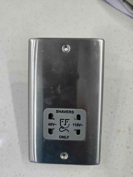 Photo of free 230v 110v Bathroom shavers socket (Stevenage SG2) #1
