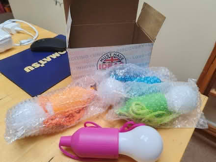 Photo of free Brightly coloured hanging lights (Barbourne, WR1) #1