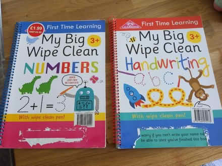 Photo of free Wipe clean books (Staplehurst TN12) #1