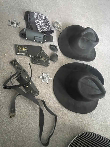Photo of free Fancy dress cowboy outfits x 2 new (High Heaton NE7) #1