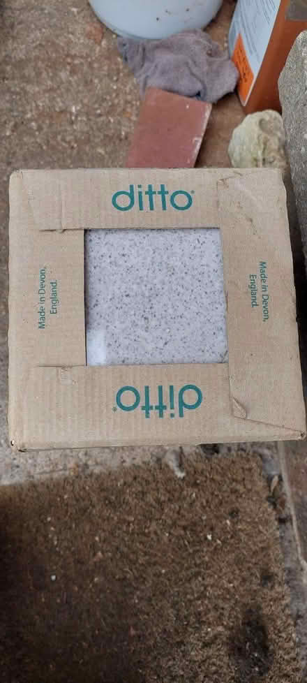 Photo of free 1 box grey tiles (Cheddington LU7) #1