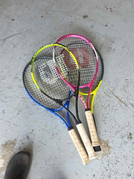 Photo of free 4 Tennis Rackets (Gatlin & I-95) #1