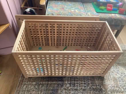 Photo of free Ikea wooden storage box (S8 woodseats) #1
