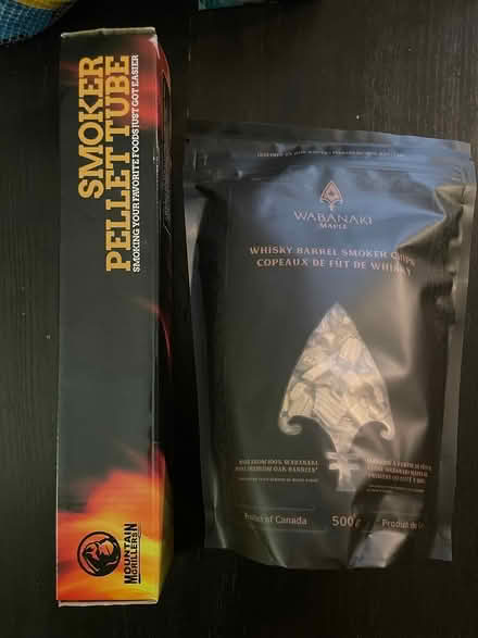 Photo of free Smoker tube and wood chips (Rogers Rd and Keele St) #1