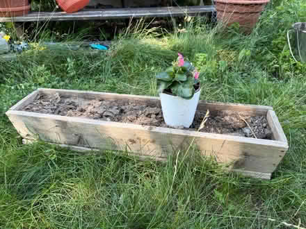 Photo of free 3 foot long wooden gardening box (Old Barrhaven) #1