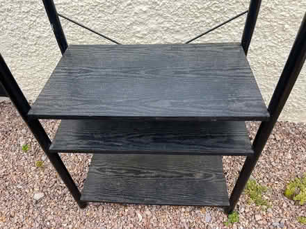 Photo of free Black Ash shelving unit (Waterlooville PO7) #1