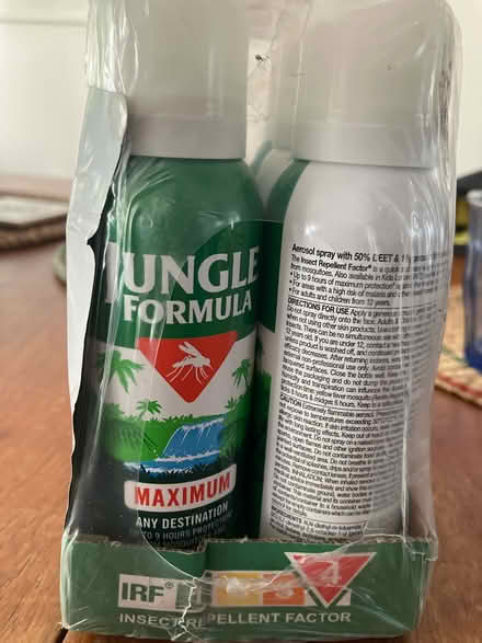Photo of free Jungle formula insect repelllent x6 (Greenwich/Blackheath SE10) #1